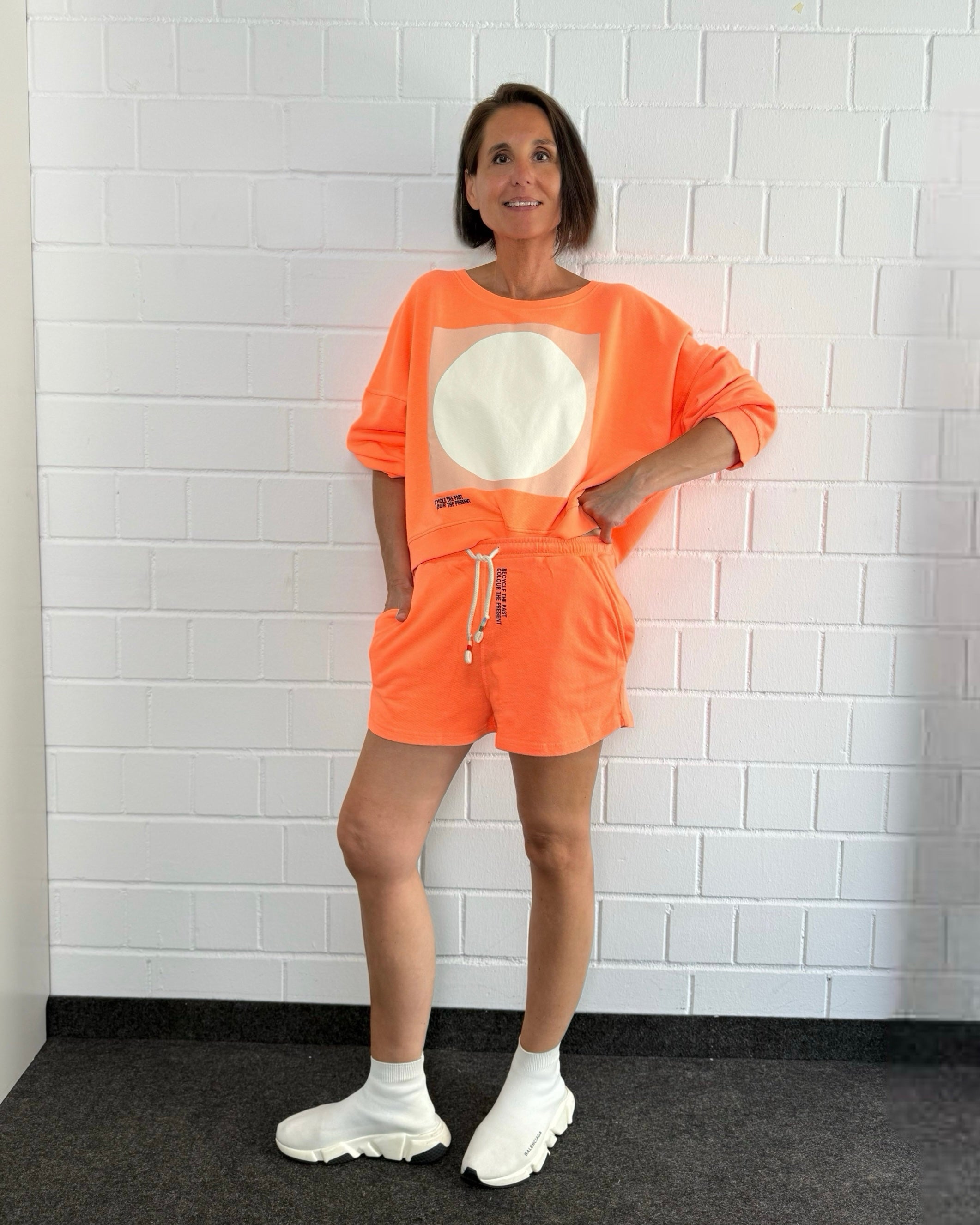 Sweat Shorts KANSAS in Orange