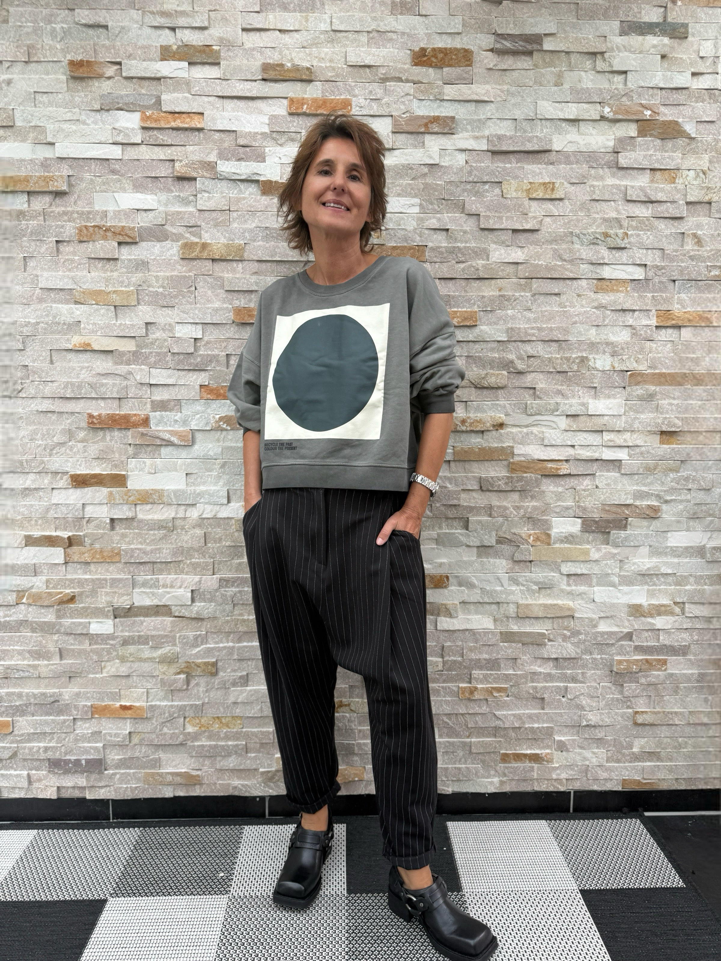 Sweatshirt GRAZ Organic in Mocca