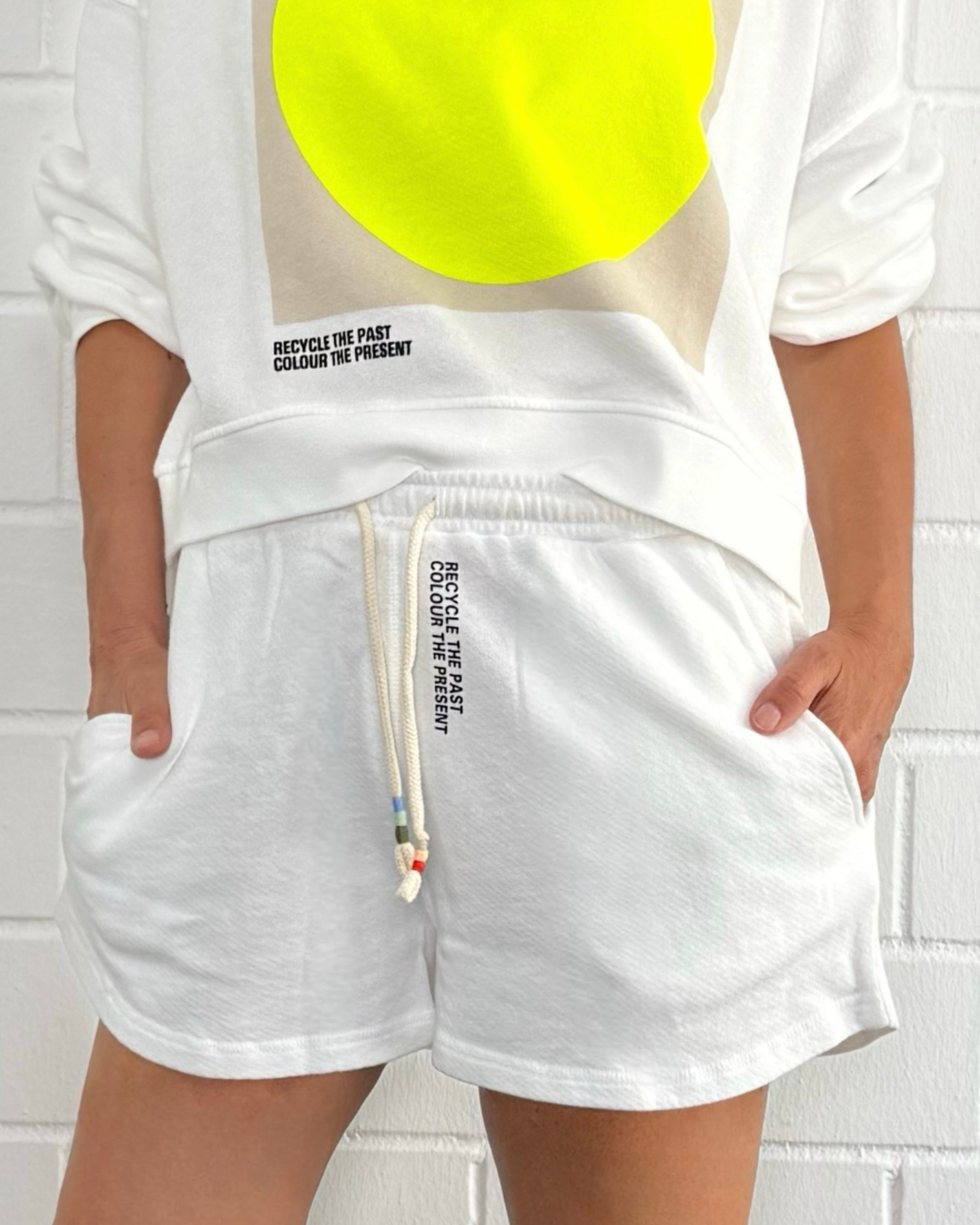 Sweat Shorts KANSAS in Weiß