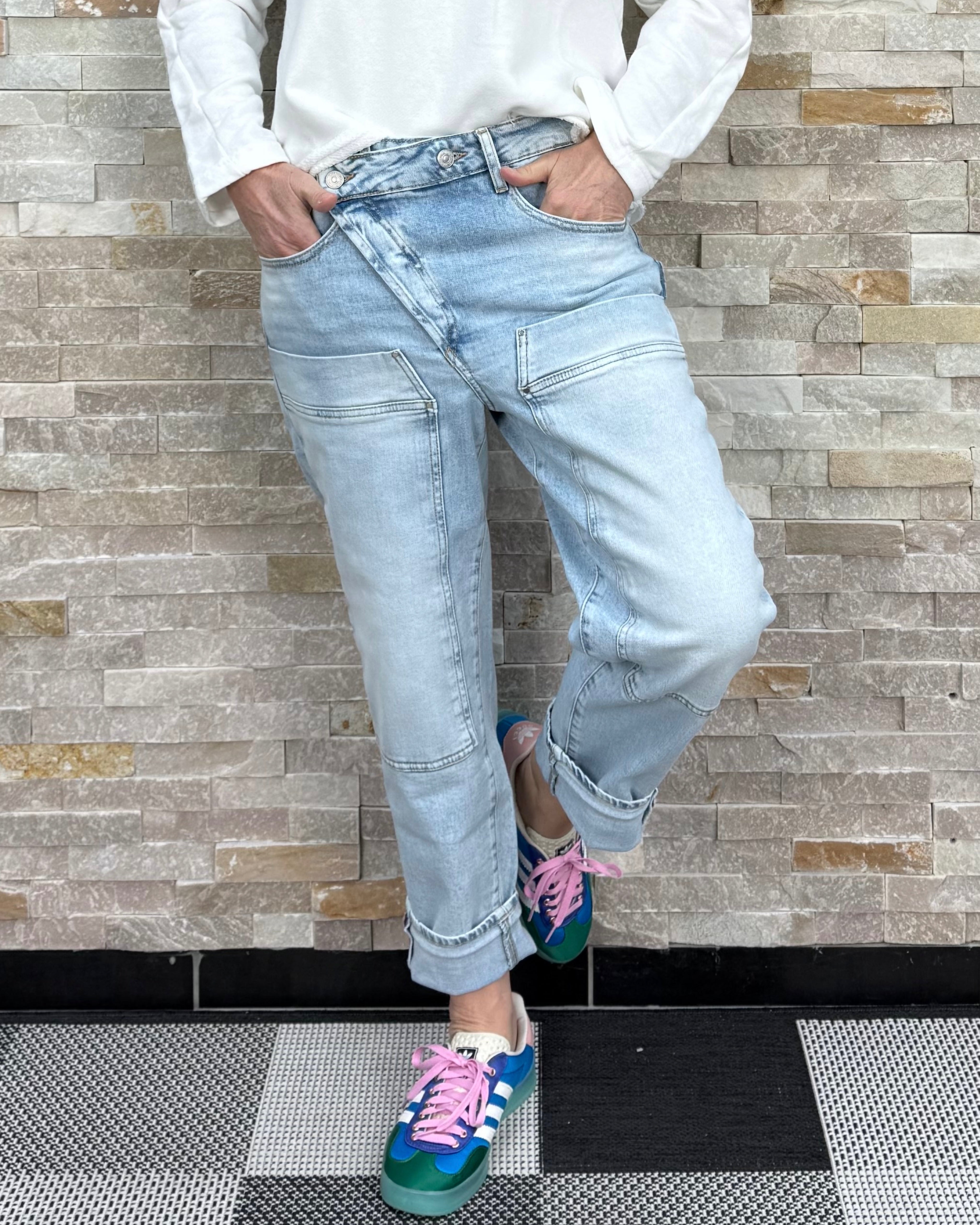 Cross Fit Jeans COSY 2 POCKET Hellblau