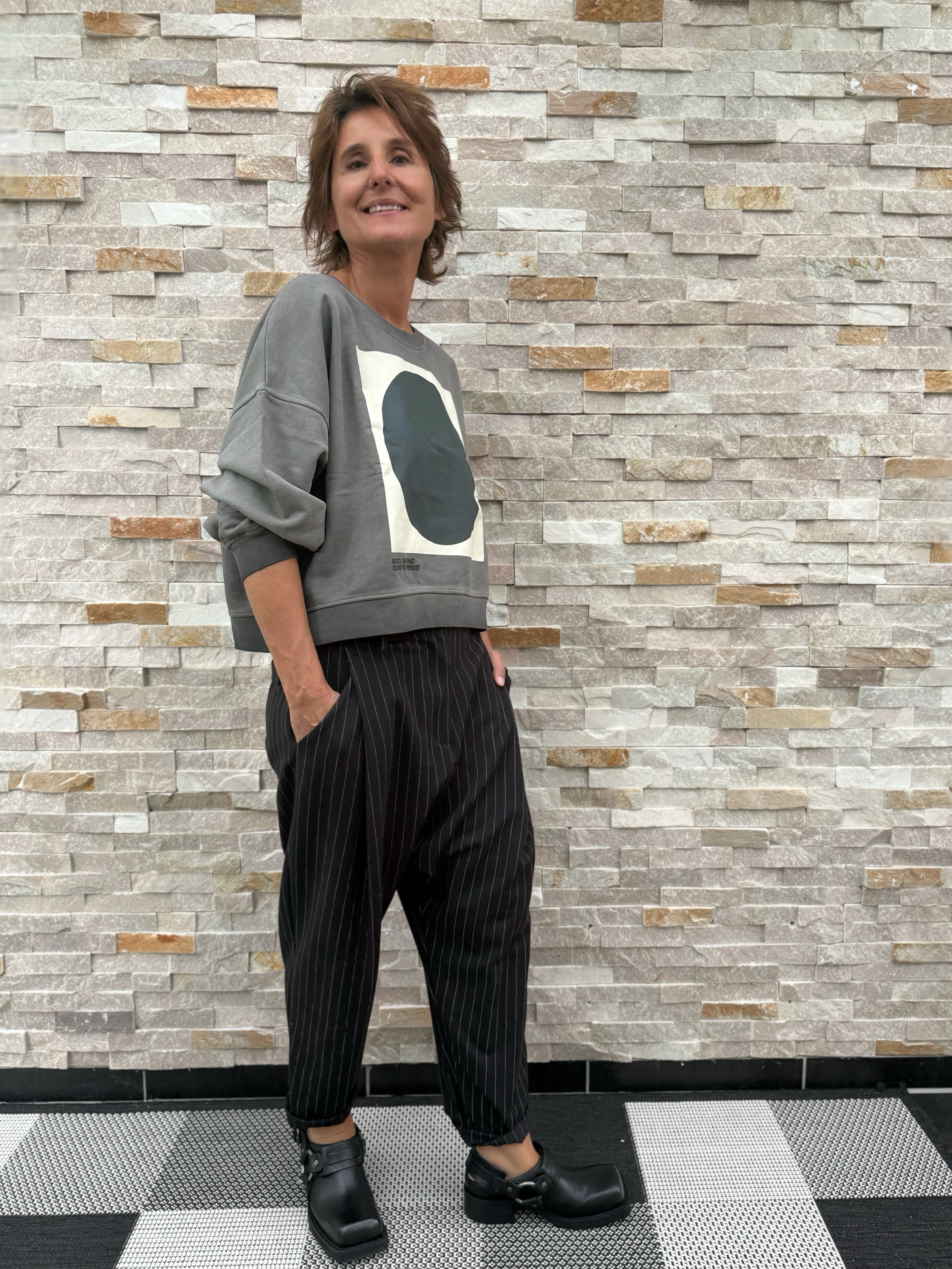 Sweatshirt GRAZ Organic in Mocca