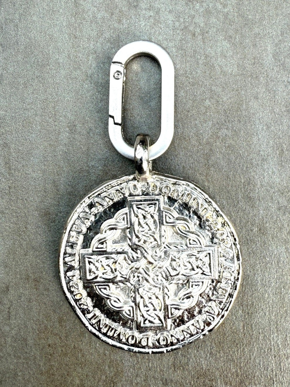 Großer Schmuckanhänger "Münze" Ciondolo Moneta Silber