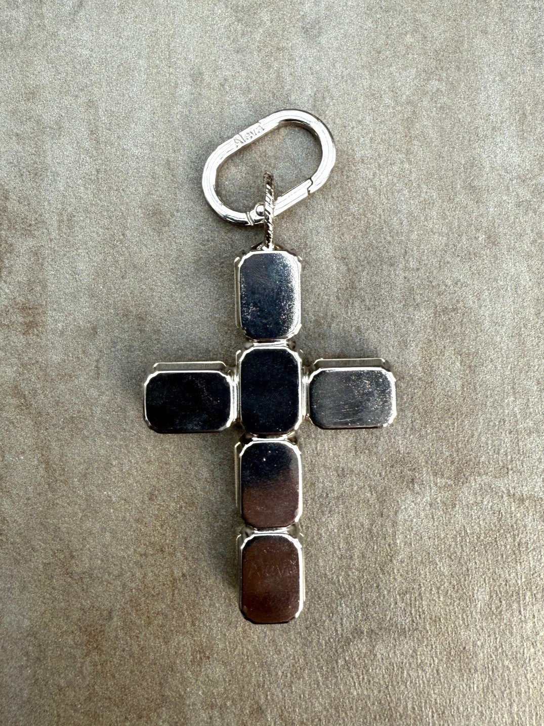 Schmuckanhänger Croce Princess großes Kreuz Christal-Silber