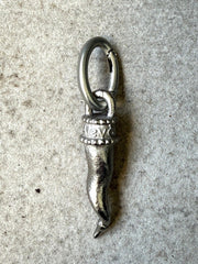 Schmuckanhänger Corno Argento HORN matt Silber