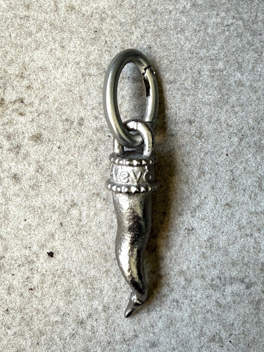 Schmuckanhänger Corno Argento HORN matt Silber