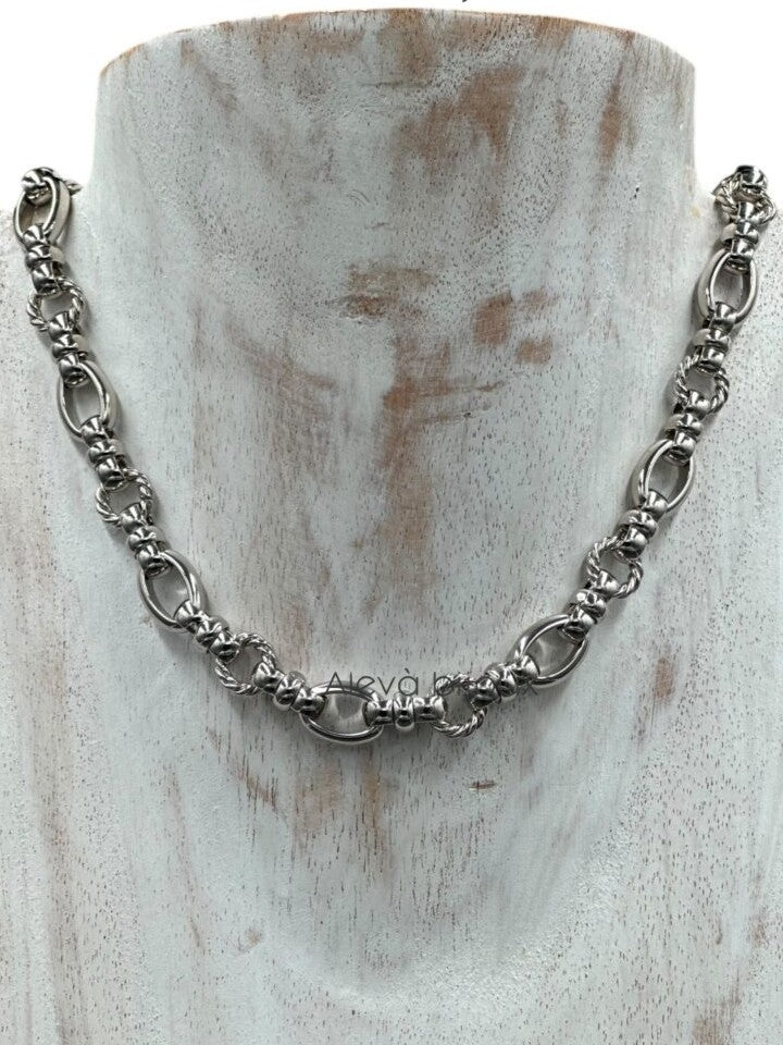 Giederkette Eighty 45cm Silber