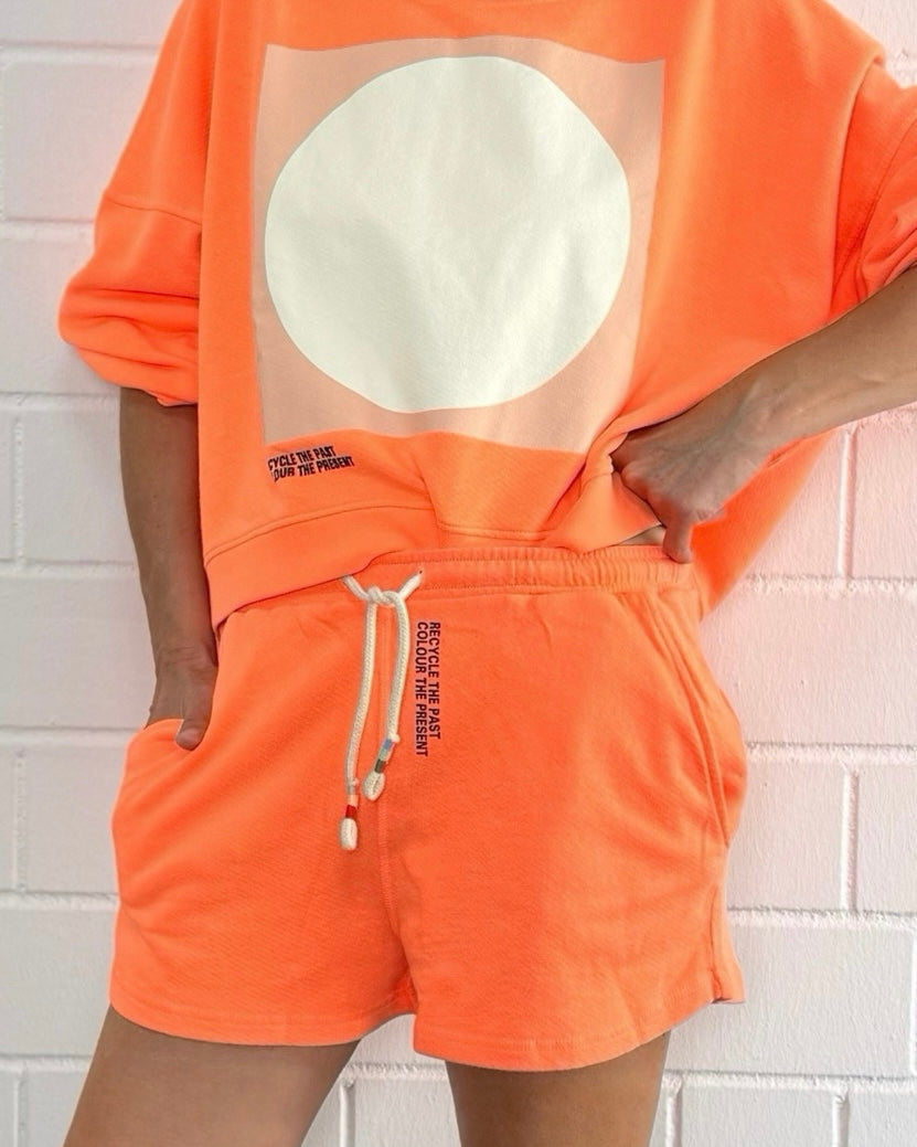 Sweat Shorts KANSAS in Orange