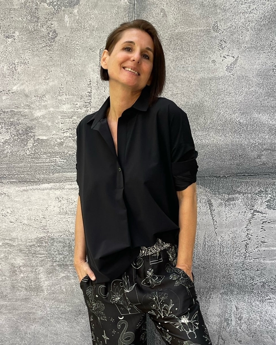 Outfit Pullover Mit Bluse Damen PENN&INK Damen Bluse Aus Techno