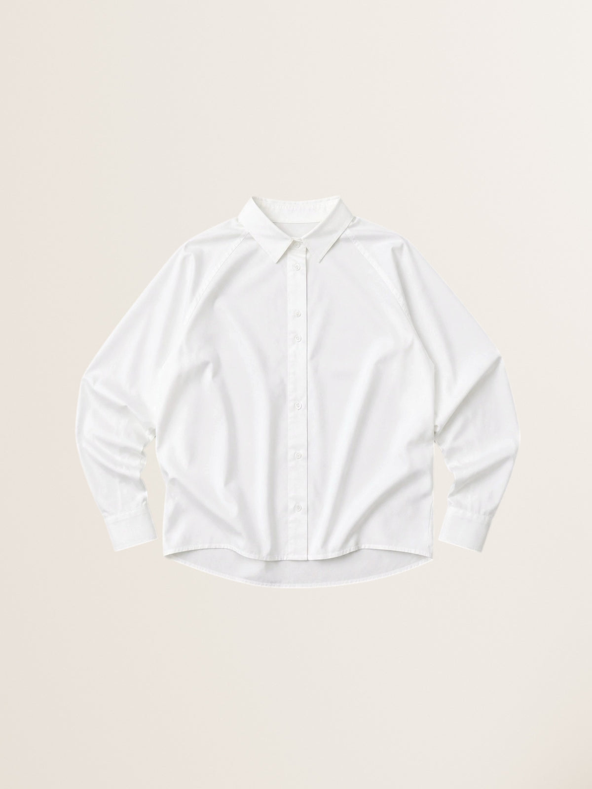 Bluse ALEX mit leichten Fledermaus Ärmeln in Offwhite