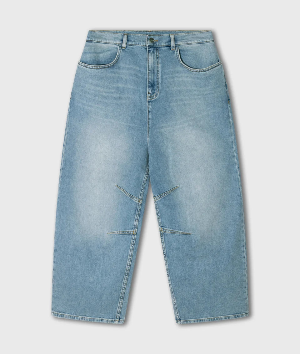 Barrel Jeans wide tapered denim pants Blue
