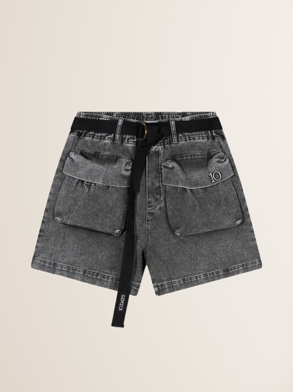 Cargo Shorts utility shorts jog denim black