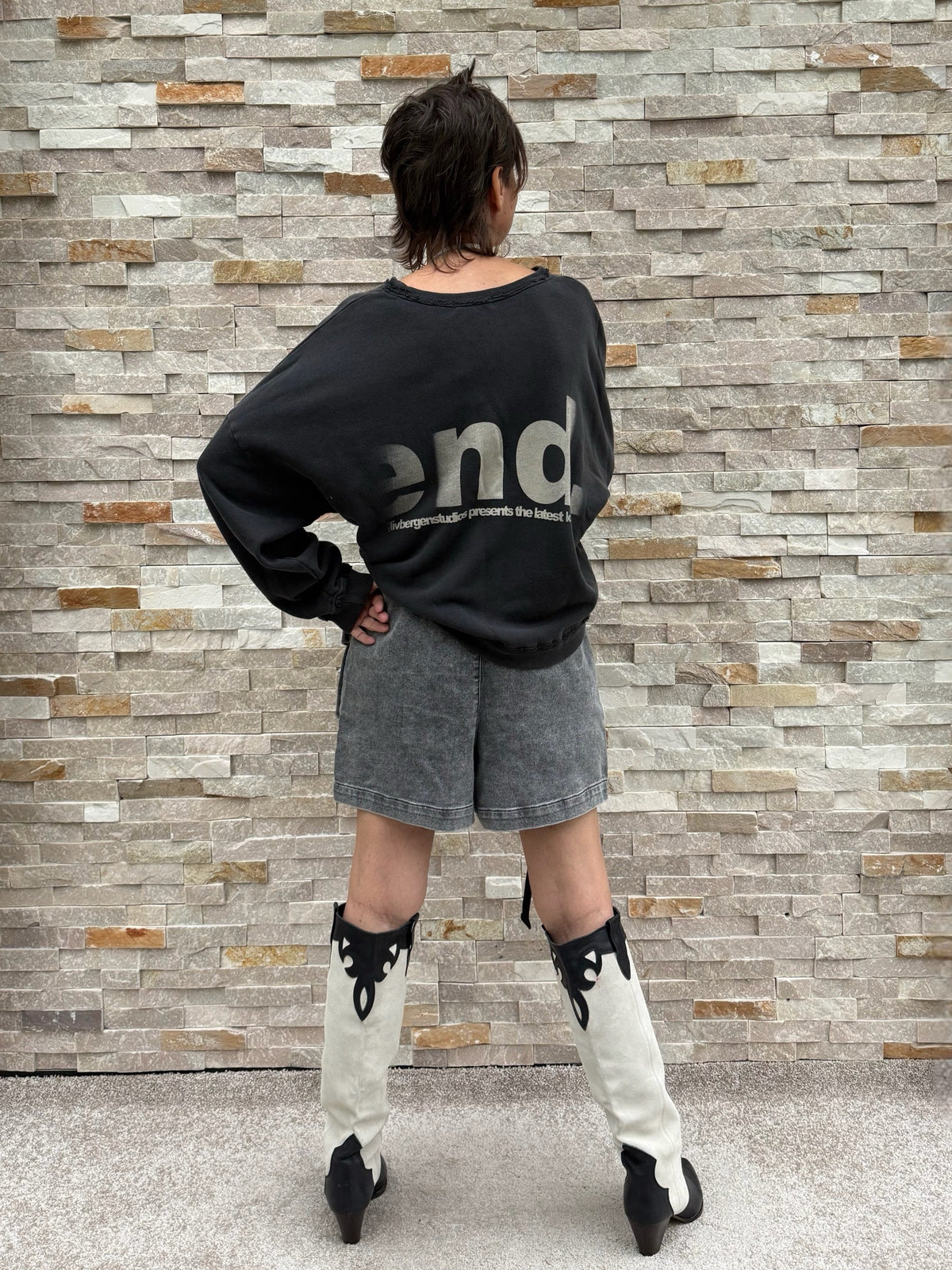 Cargo Shorts utility shorts jog denim black
