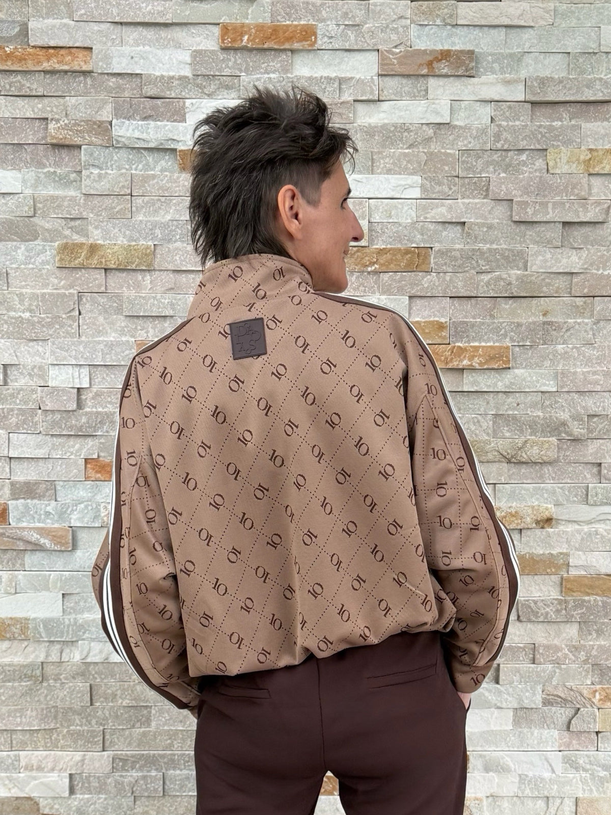 Blouson Track Jacket Monogram in Toffee