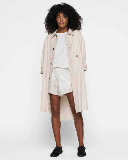 Overshirt Jacke Hellbeige
