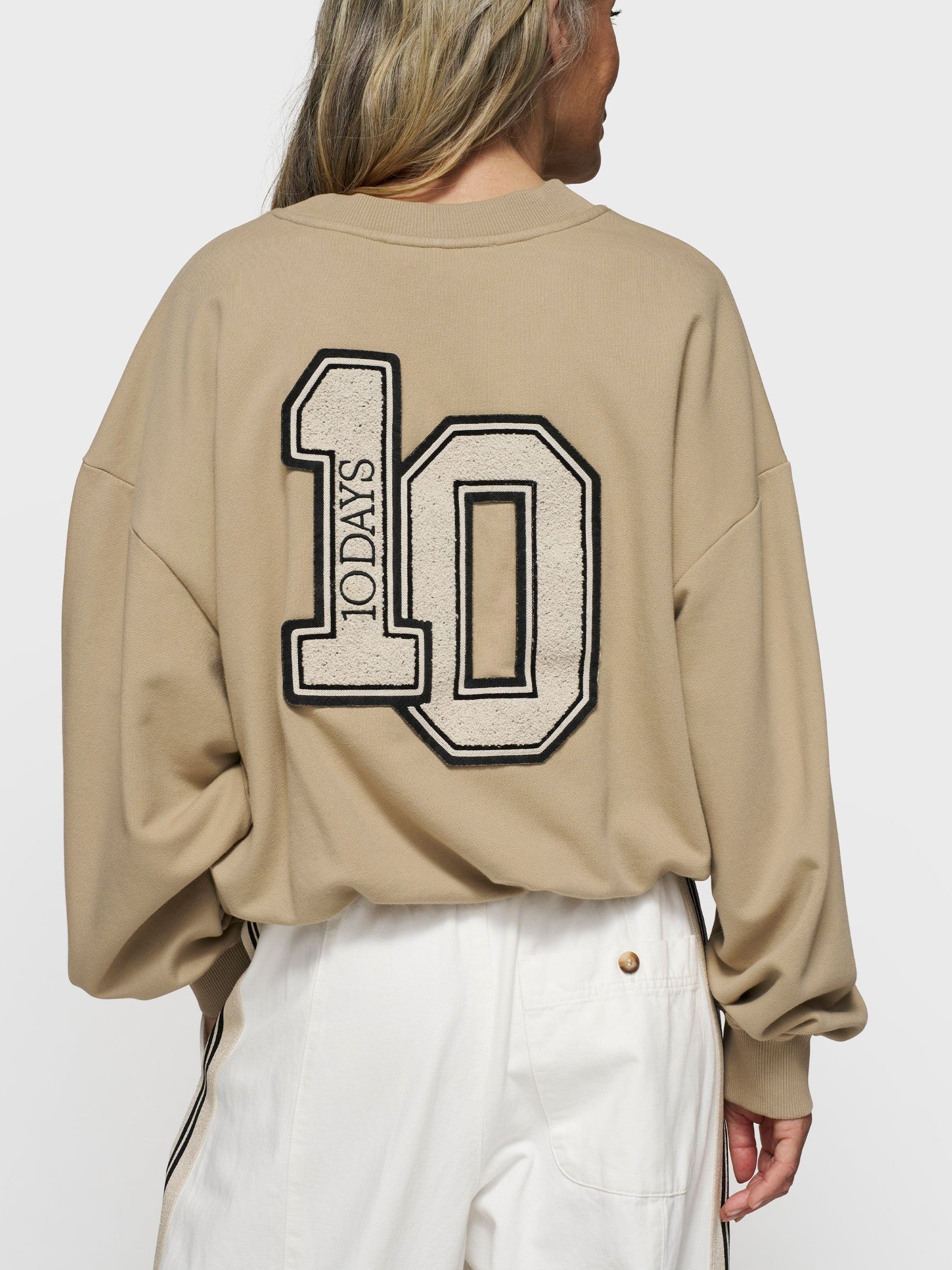Balloon Sweatshirt "pleated sweater 10 " in earth