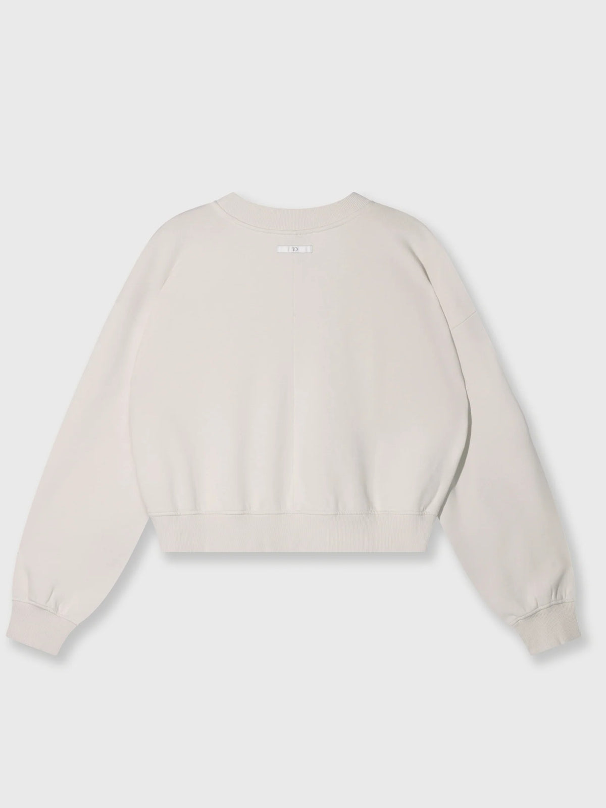 Cropped sweatshirt with 10-patch in cleansing kit