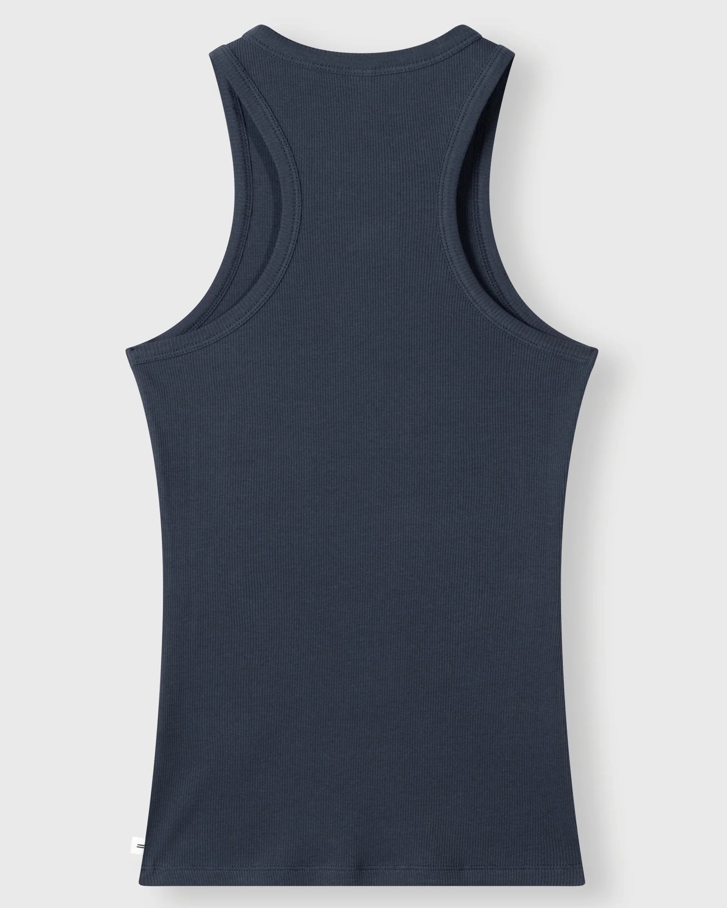 Tank Top Rippe Blau