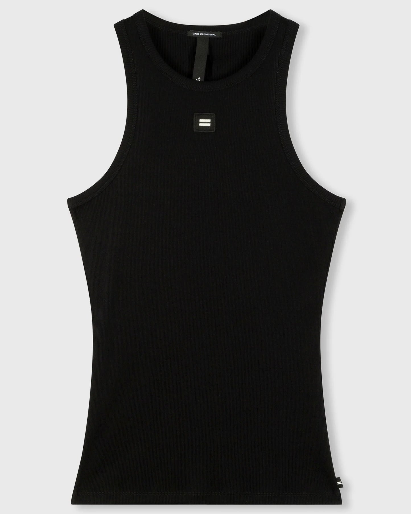 Tank Top Rippe Schwarz