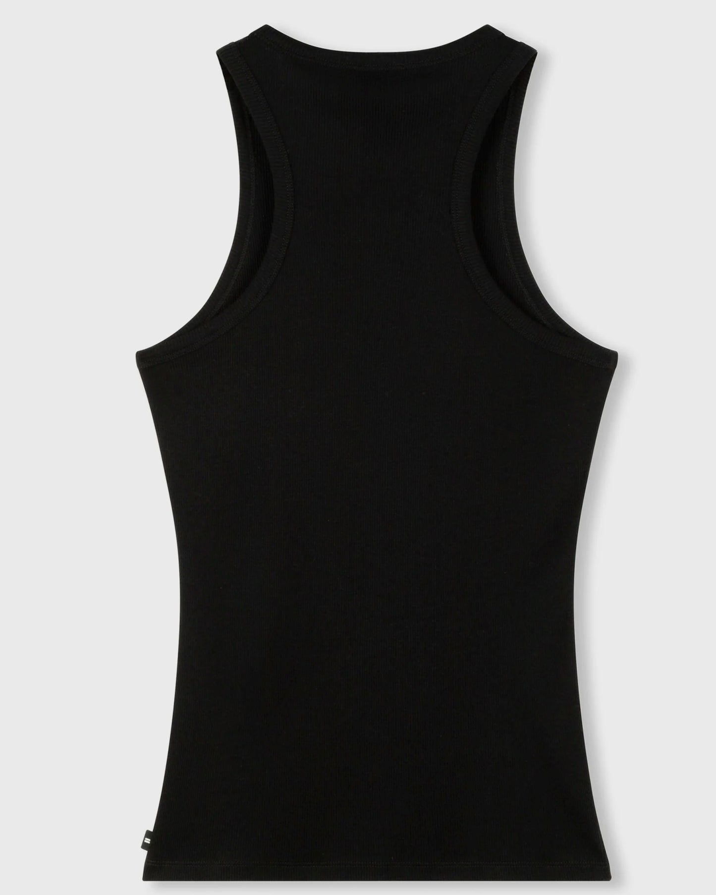 Tank Top Rippe Schwarz