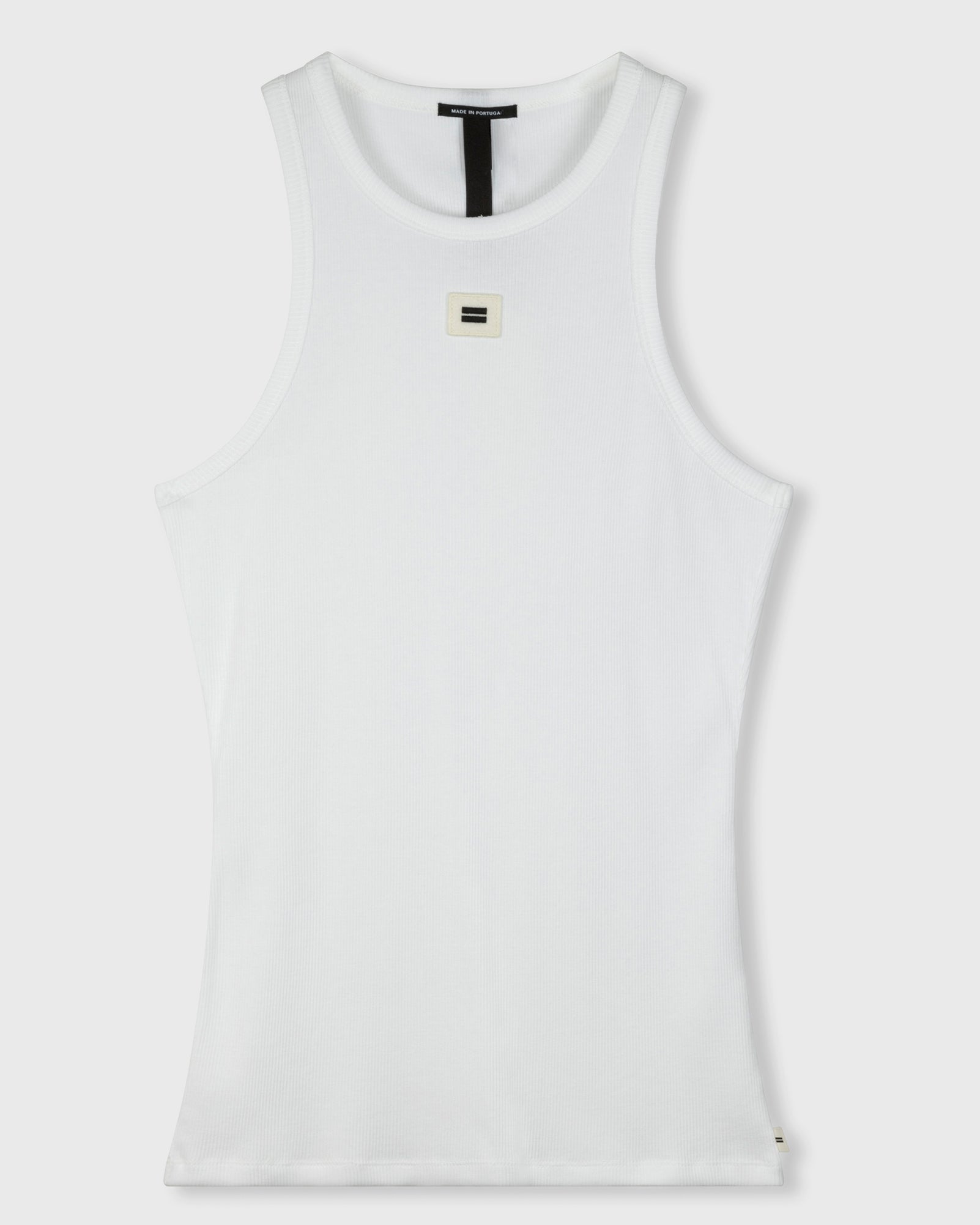 Tank Top Rippe Weiß