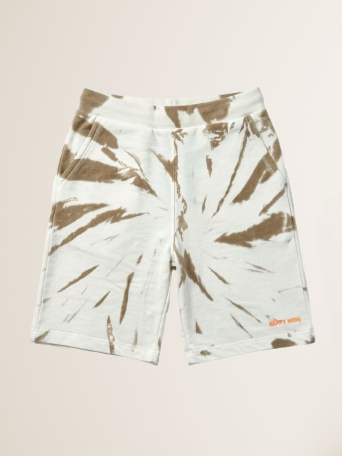 Sweat-Shorts in Batik Ecru - Dessert