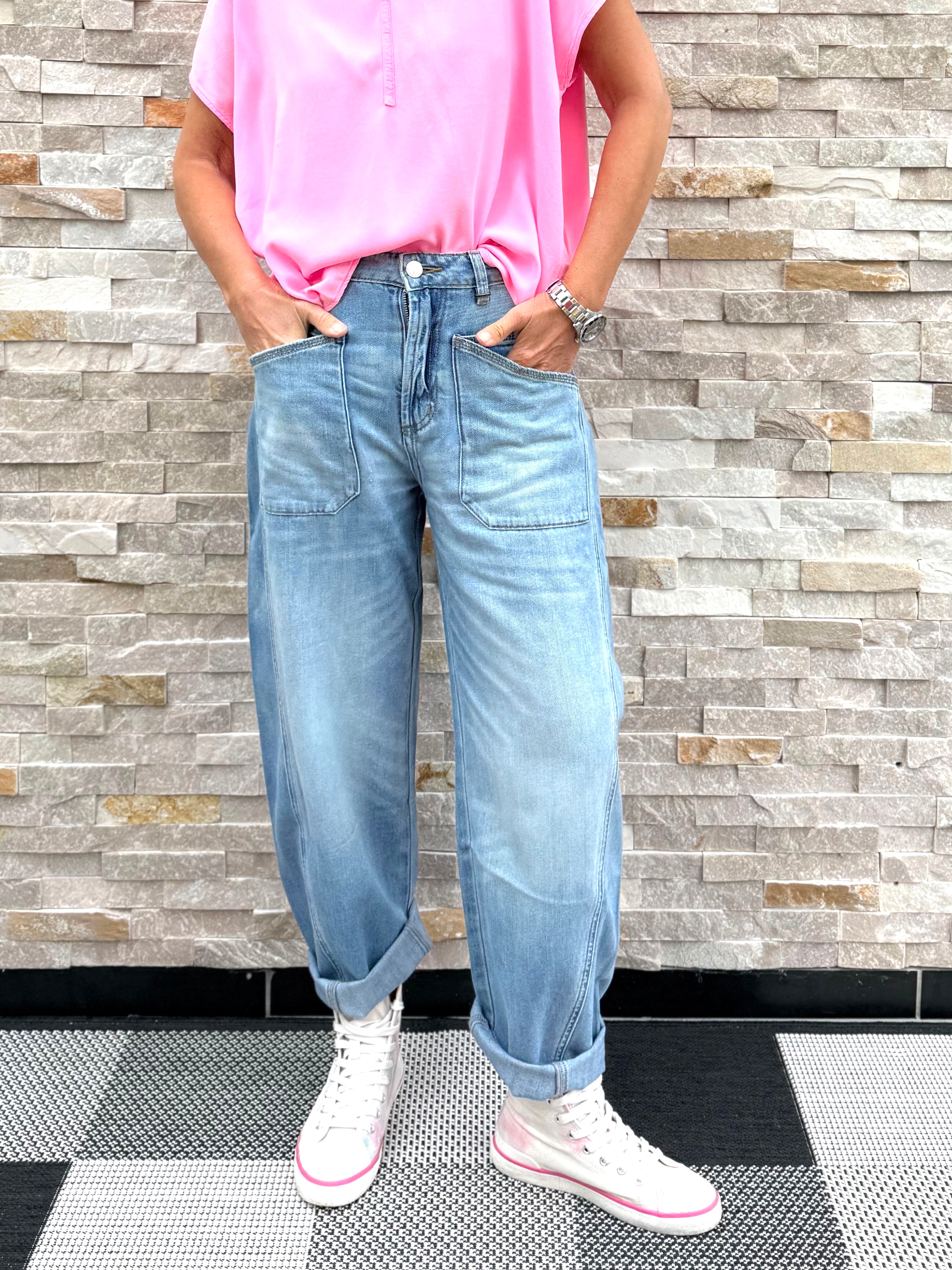 Jeans Isabella O-Shape in Papua Blue