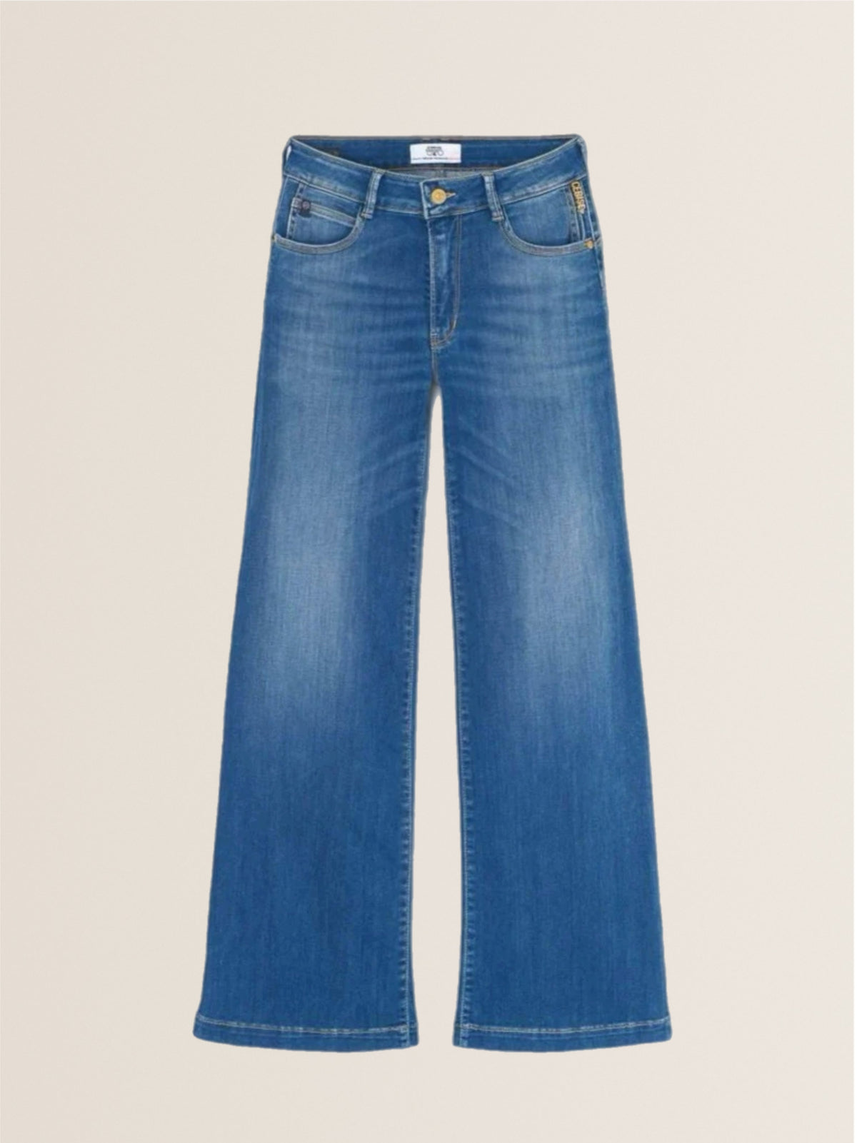 HIGH FLARE BARCY Flared Jeans in Medium Blue