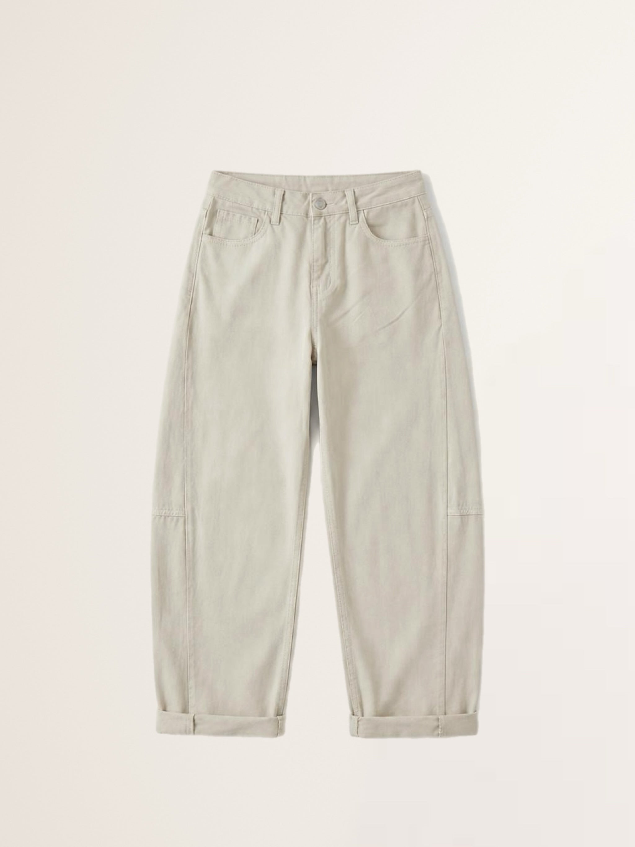 Barrel Jeans O-Shape in Stone