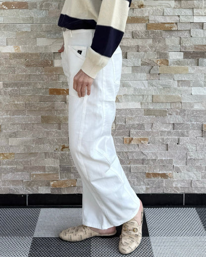 Jeans ISABELLA O-Shape in Offwhite