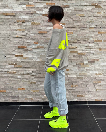 Oversized Sweatshirt SKY Paradise Rückendruck Rock Ridge