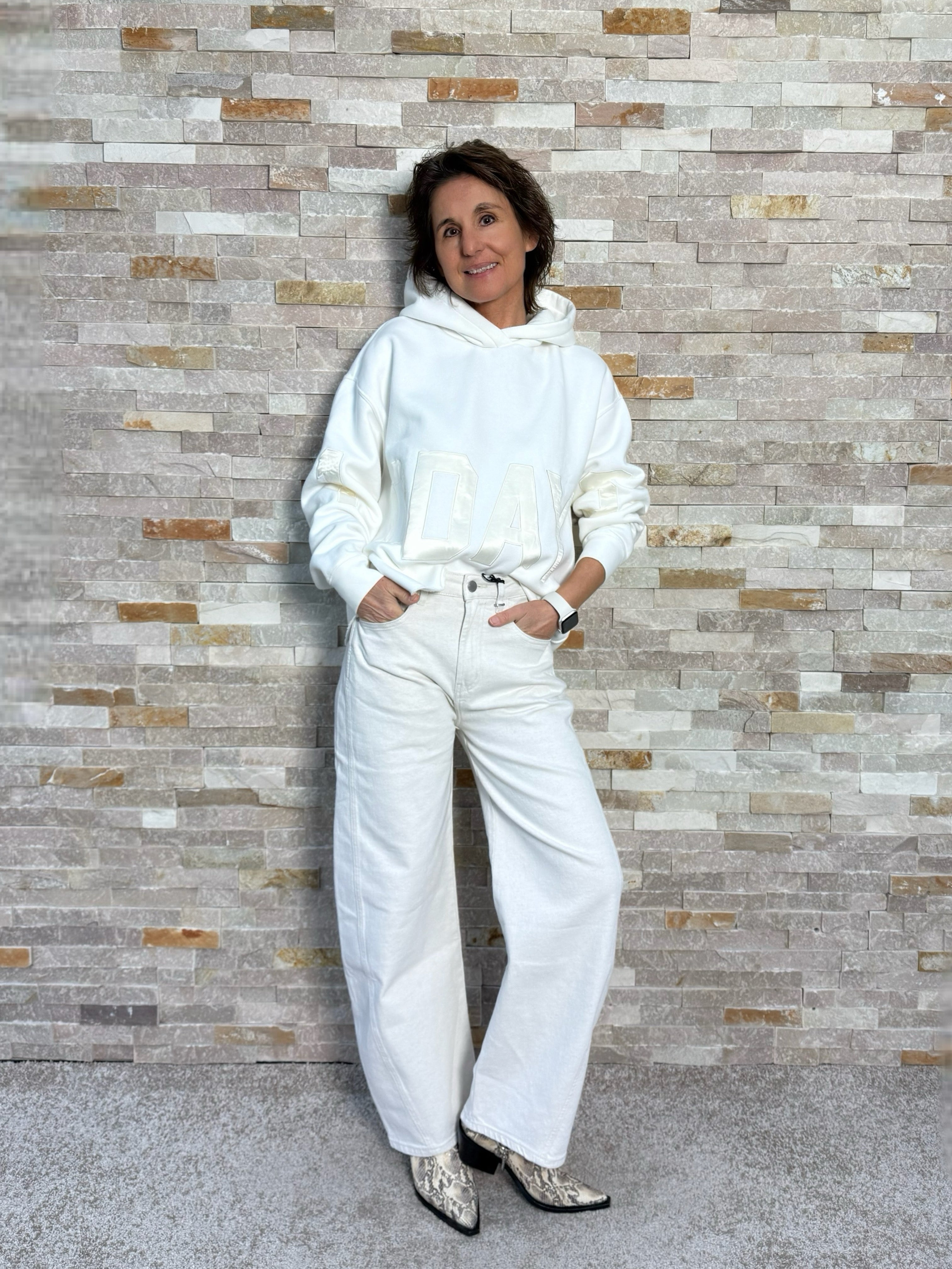 Barrel Jeans NORALIE in Birch