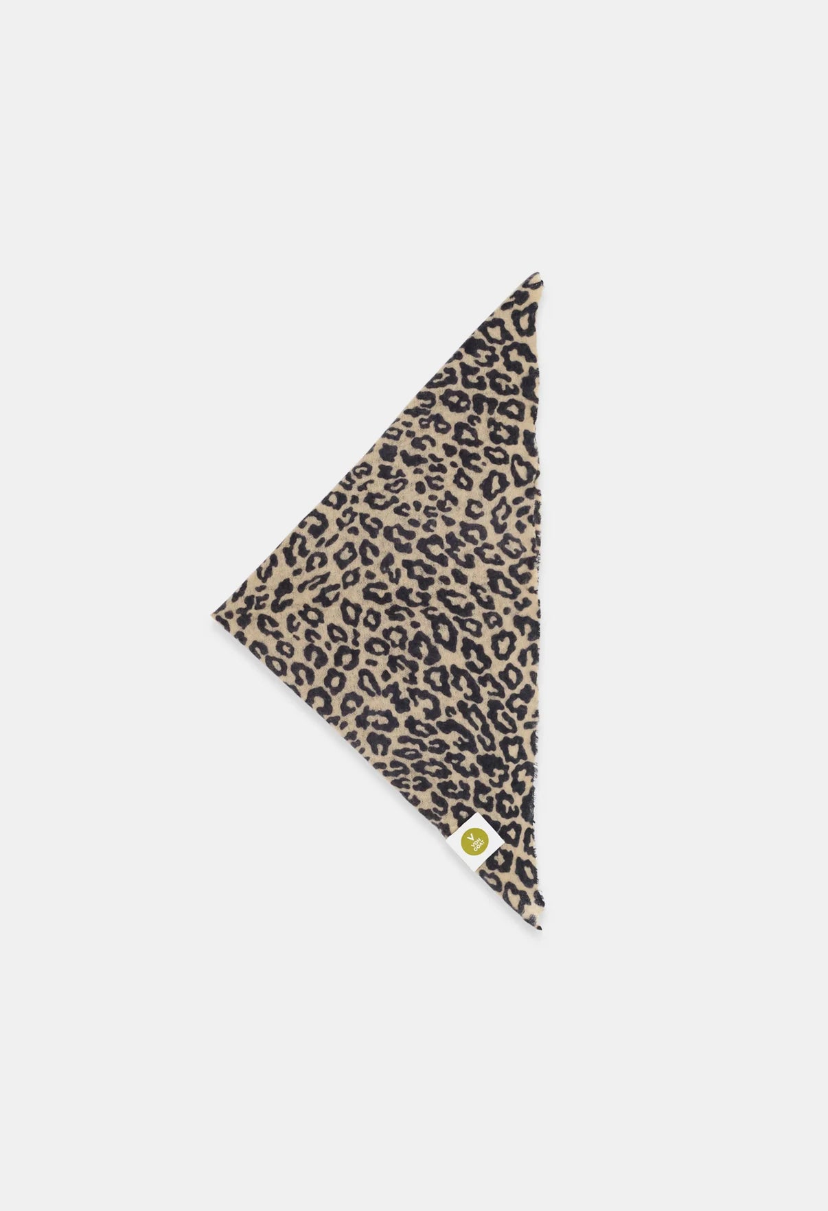 Cashmere Bandana LEO Latte/ Dark Navy