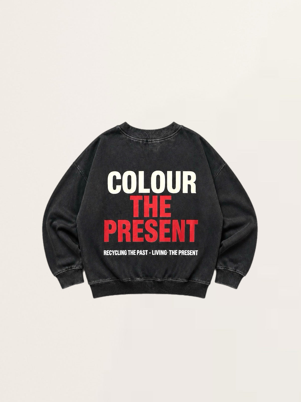 Oversized Sweatshirt Sky Organic Espresso