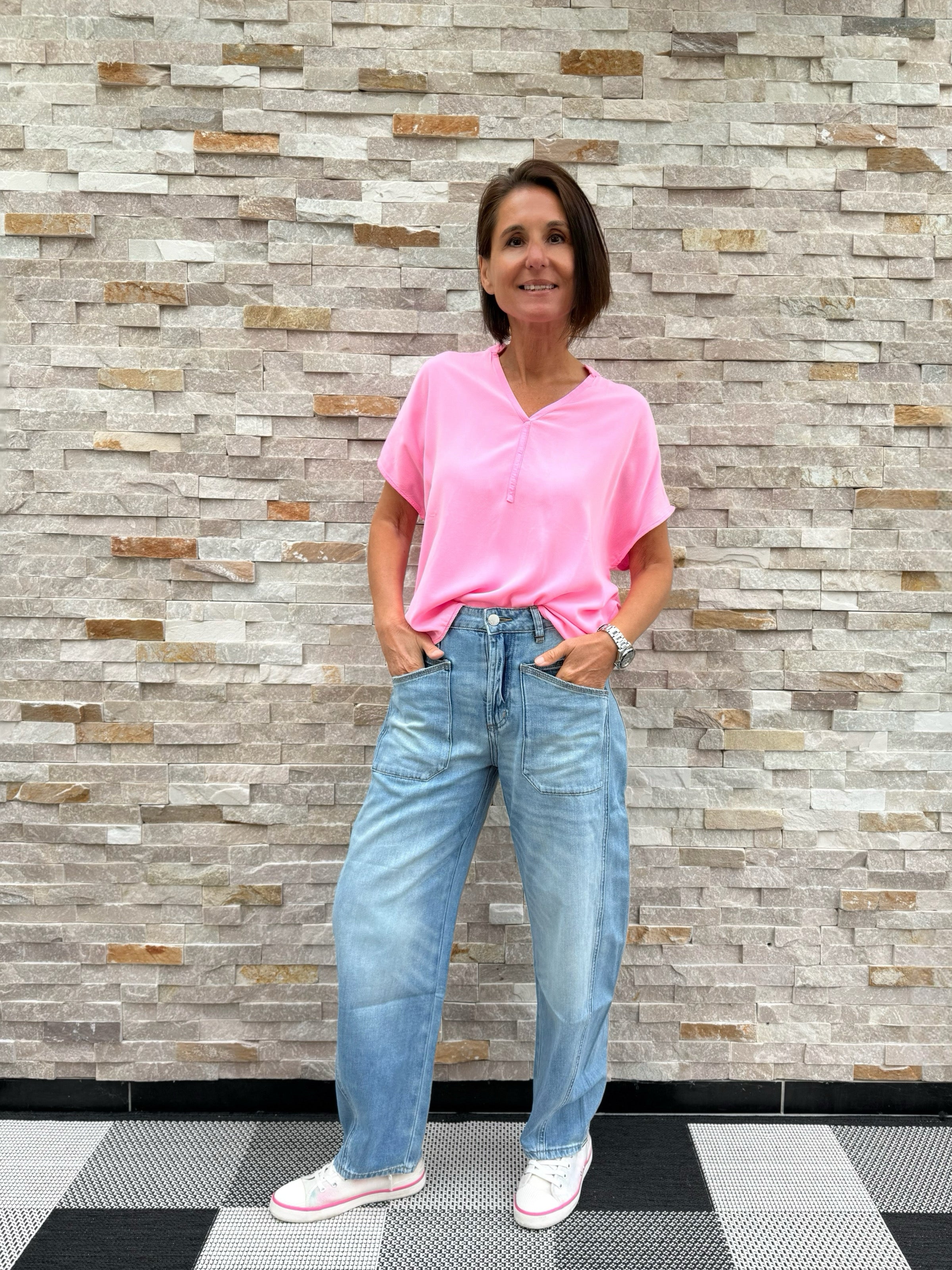 Jeans Isabella O-Shape in Papua Blue
