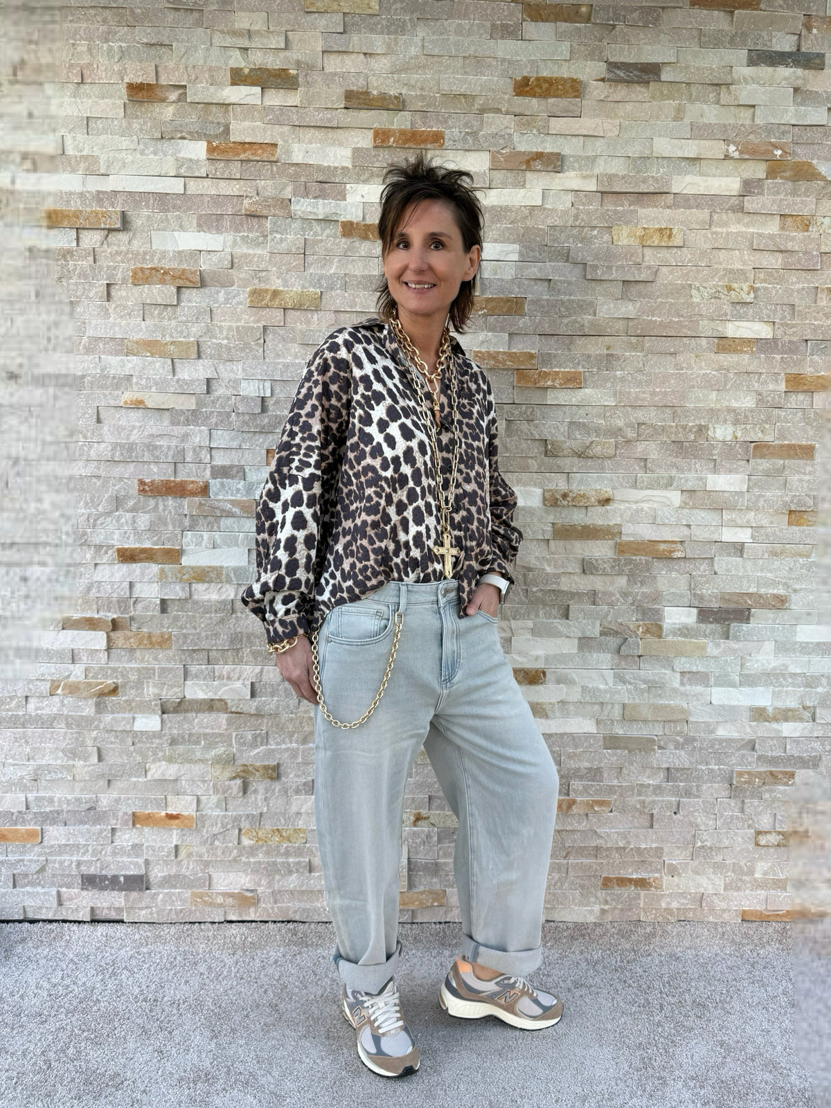 O-Shape Jeans YOANA in Sunrice Blue
