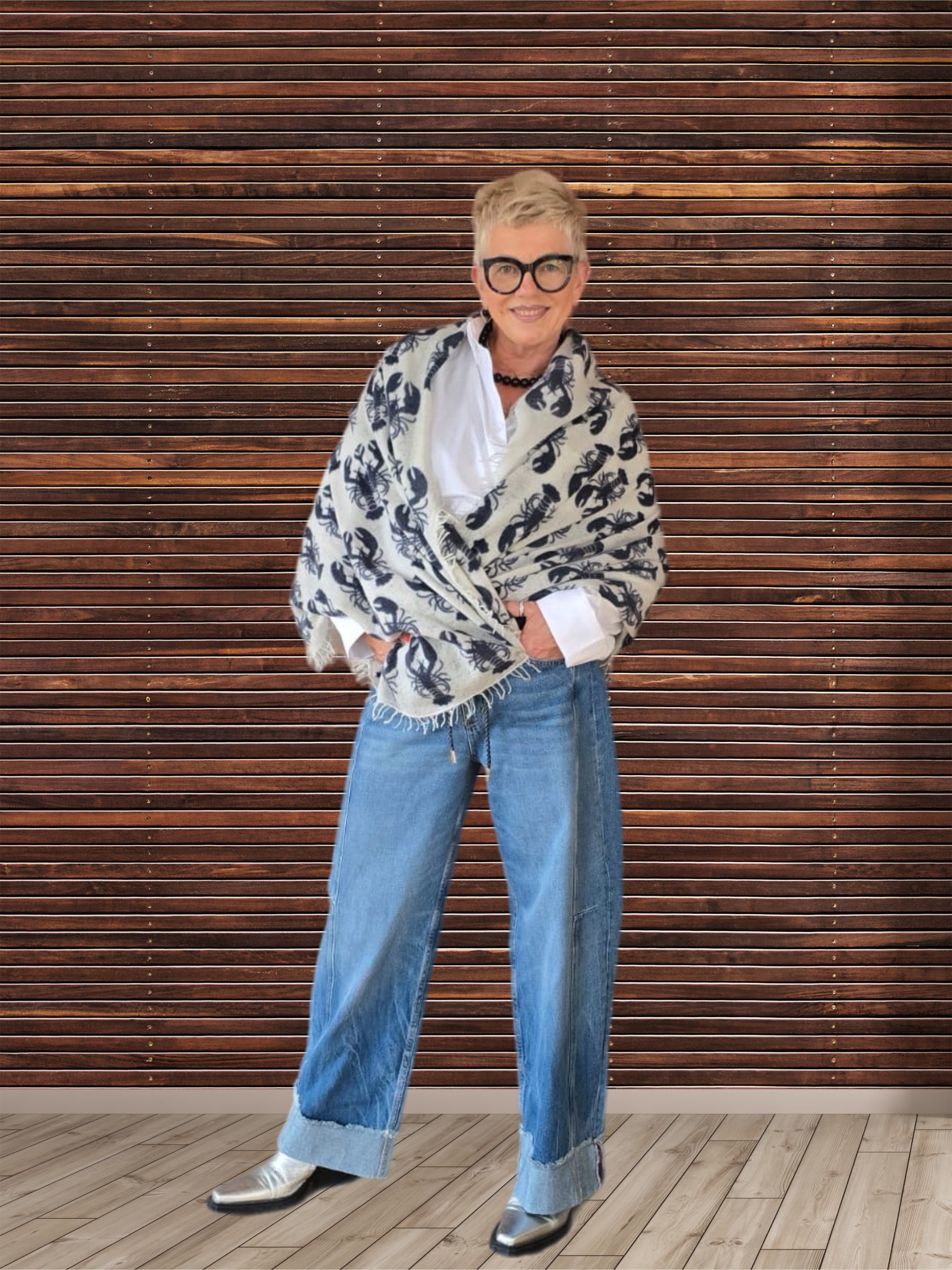 Jeans regular loose Leal blue No.3