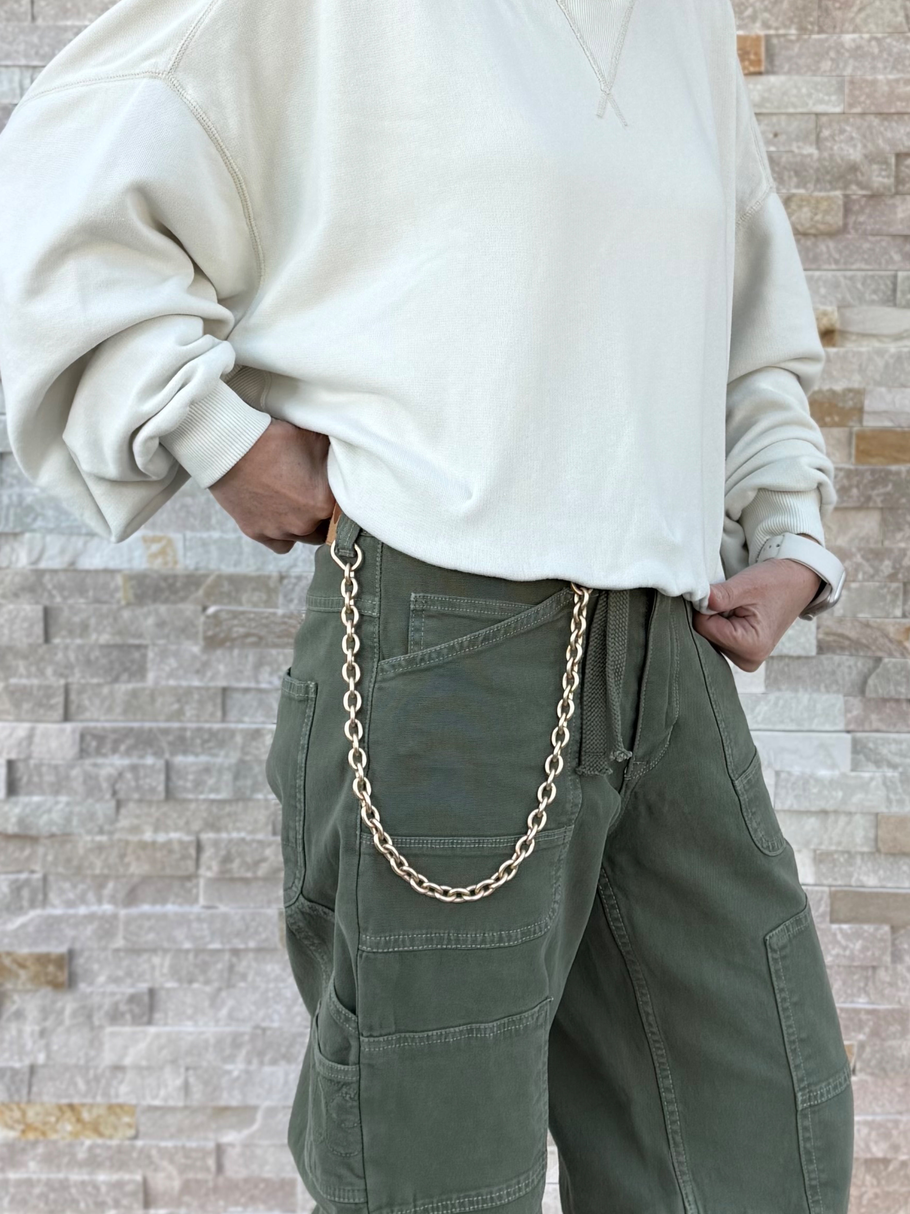 Hosenkette 45 cm Gold Matt