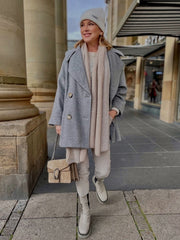 Caban Jacke 2-farbig ARAGONITE Grau