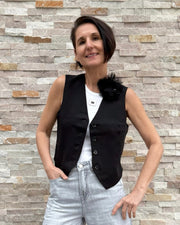Anzugs Weste TRACY Schwarz
