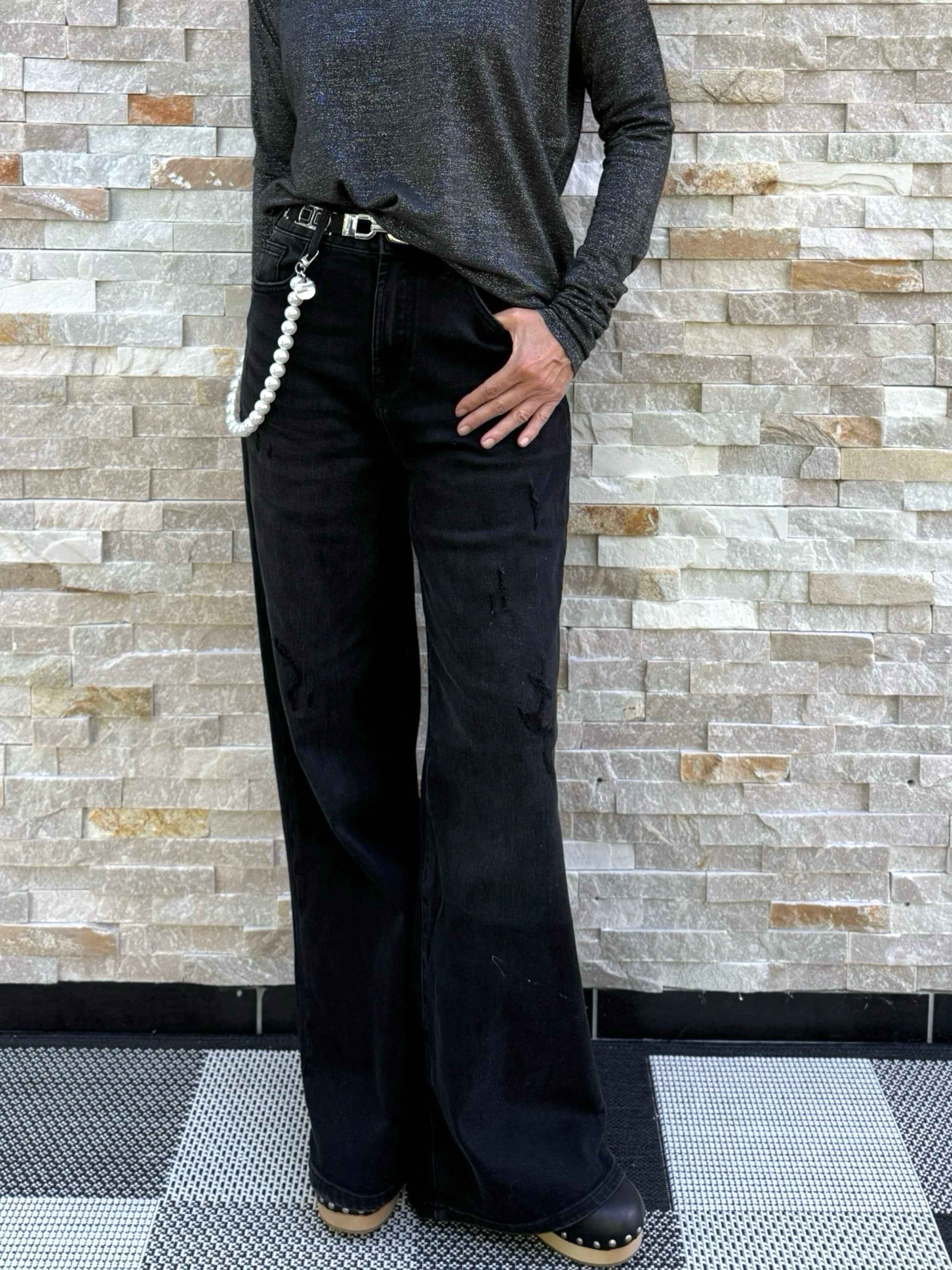 Jeans KALEA in ebony black wash