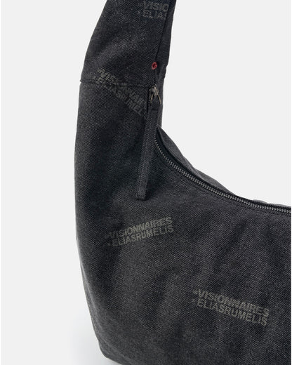 Hobo Bag MILDRED mit ER Logo Demin Black