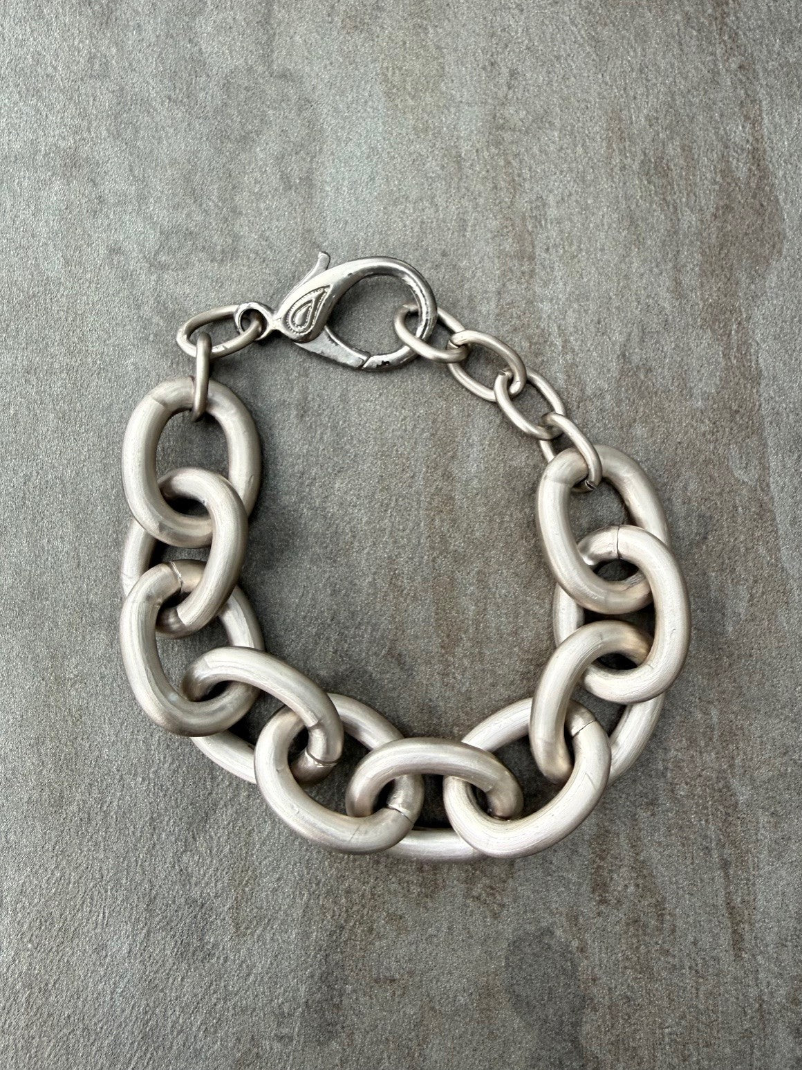 Alevà Bijoux Armband Nisida Big Opaque in matt Silber