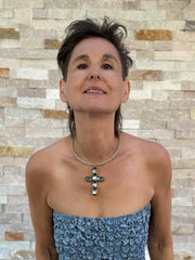 TORCHON ARGENTO necklace in silver
