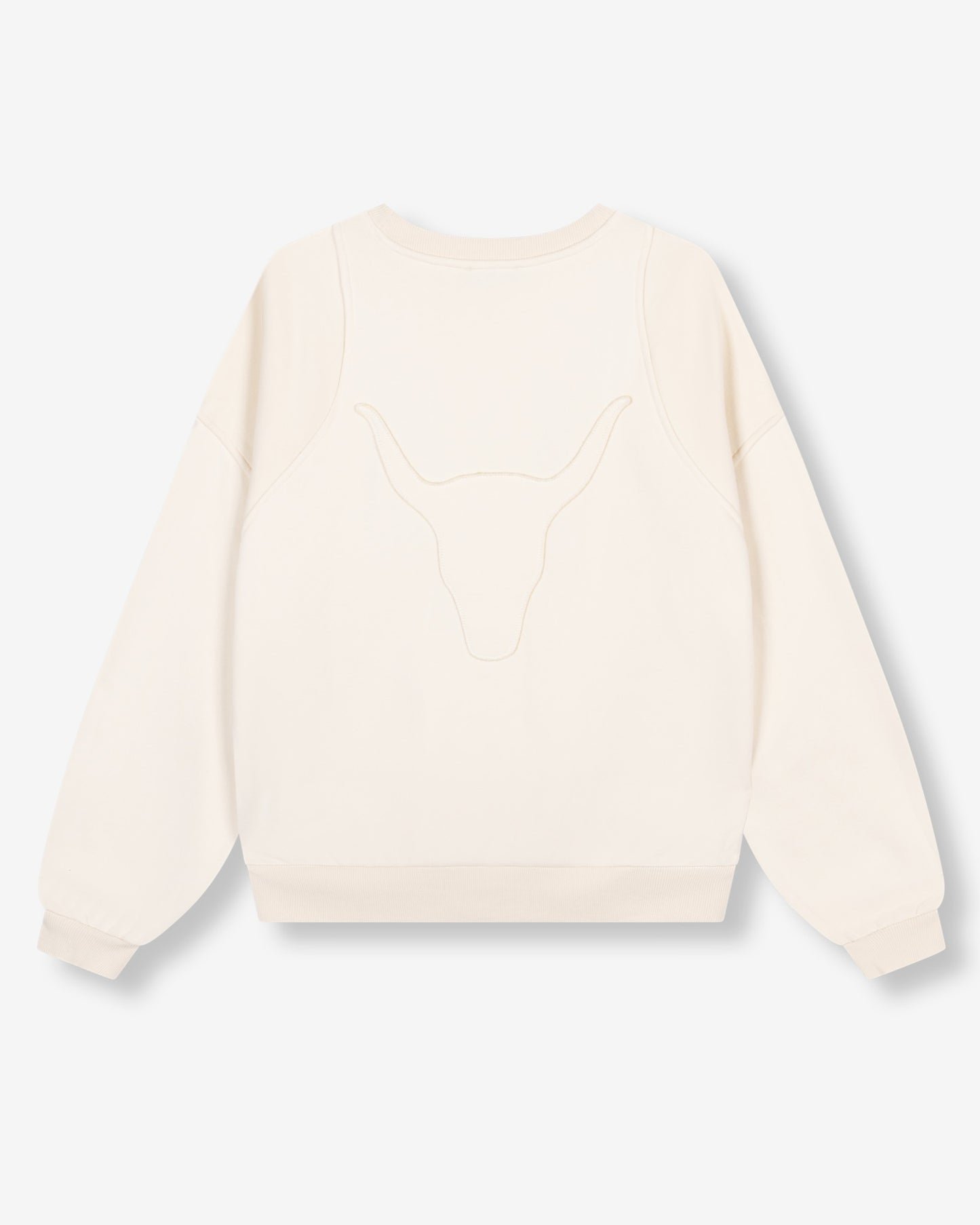 Cut out Sweatshirt in Cream