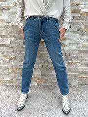 Chino Jeans JACKY in Maya Blue