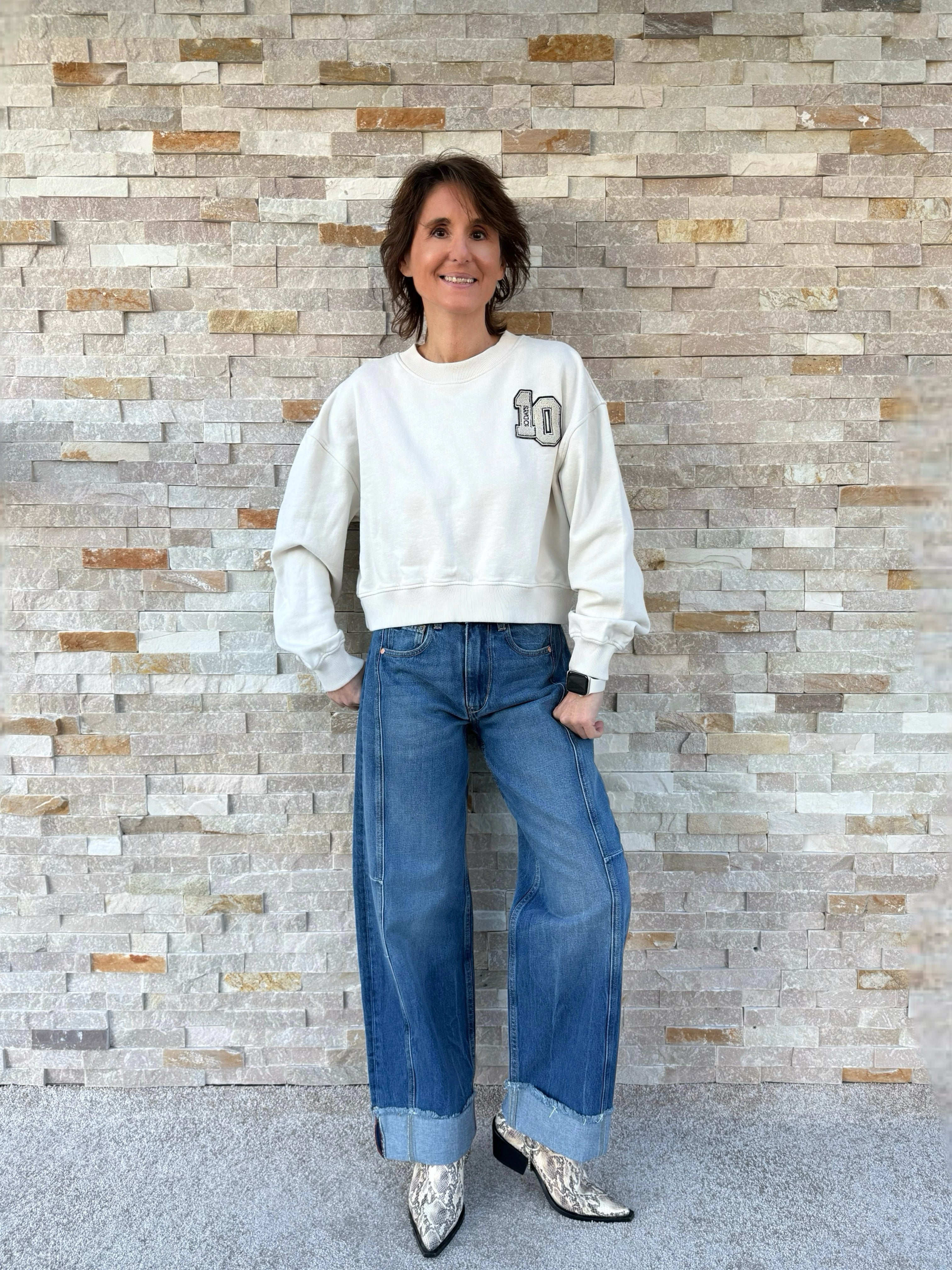 Jeans regular loose Leal blau Nr.3