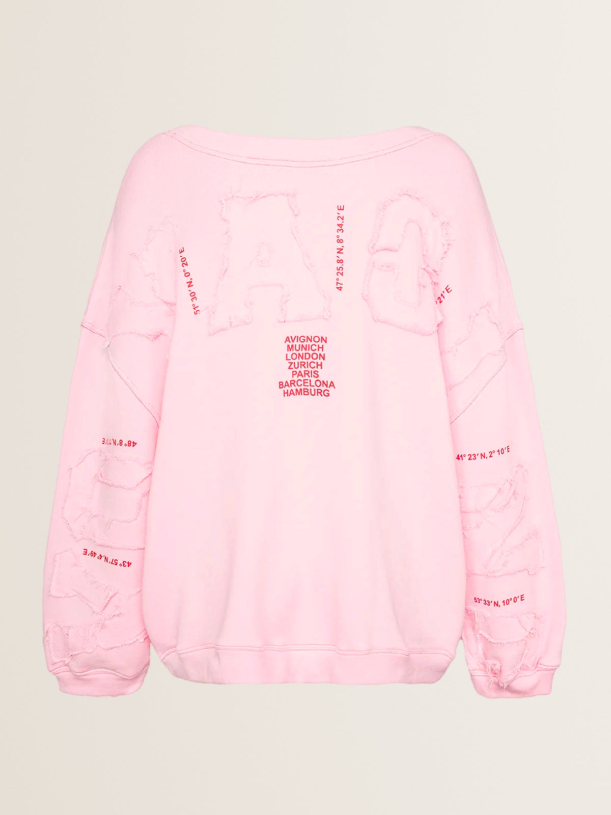 Oversized Sweatshirt SKY VOYAGING in Candy