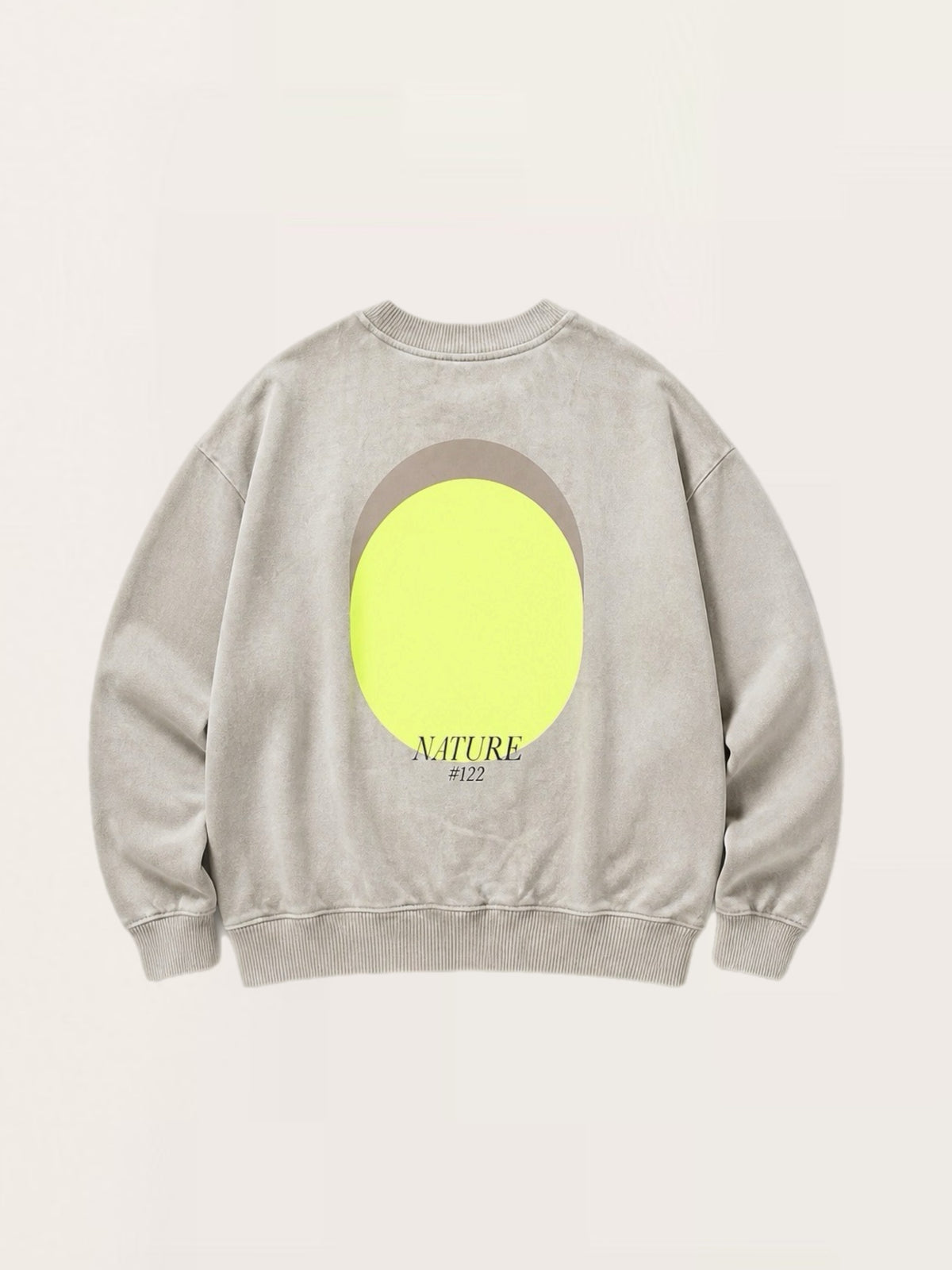 Oversized Sweatshirt Sky Organic Circles Nature