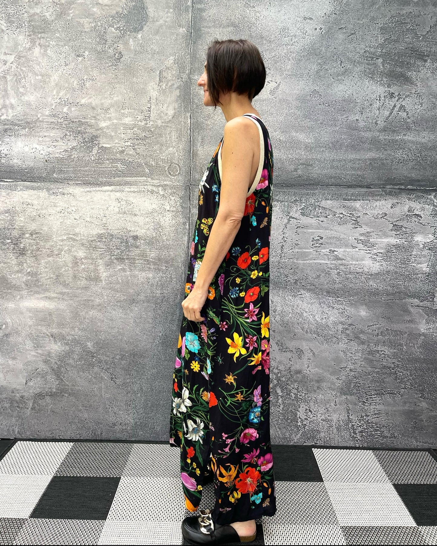 Maxikleid mit Blumenmuster