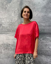 Blusen Shirt One Size Rot
